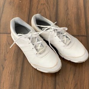 Adidas leather golf shoes